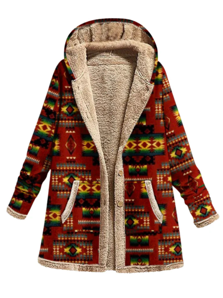 Aurora | Cozy Print Coat
