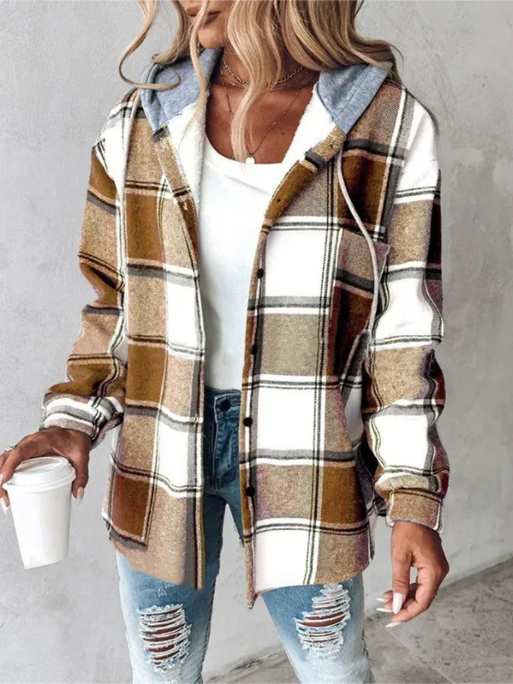 Camden | Plaid Hooded Jacket