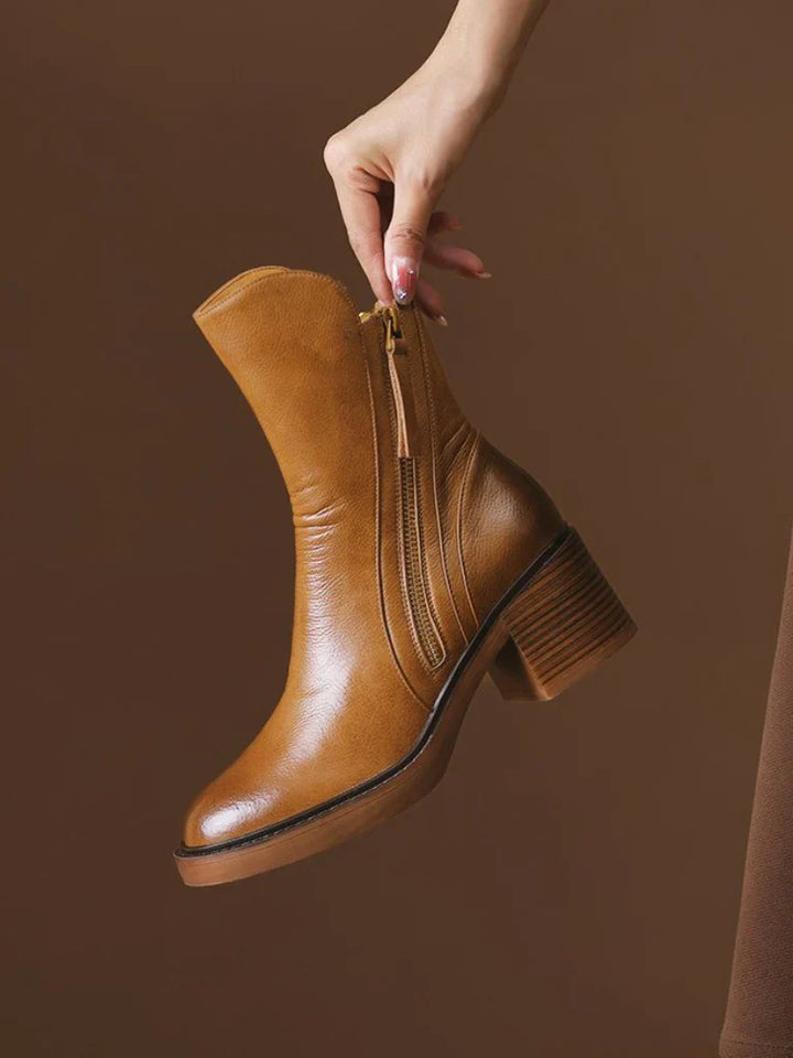 Barbara | Block Heel Ankle Boots