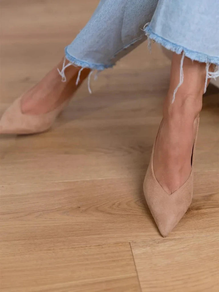 Isabelle | Pointed Toe Slingback Heels