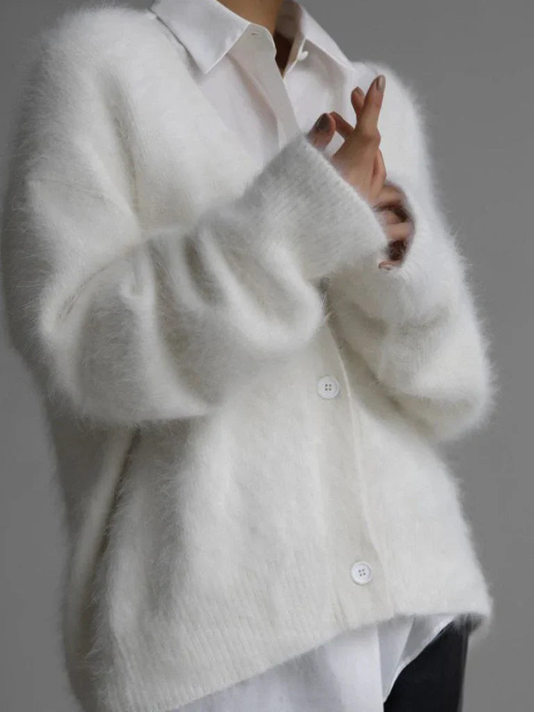 Celeste | Luxe Fuzzy Cardigan