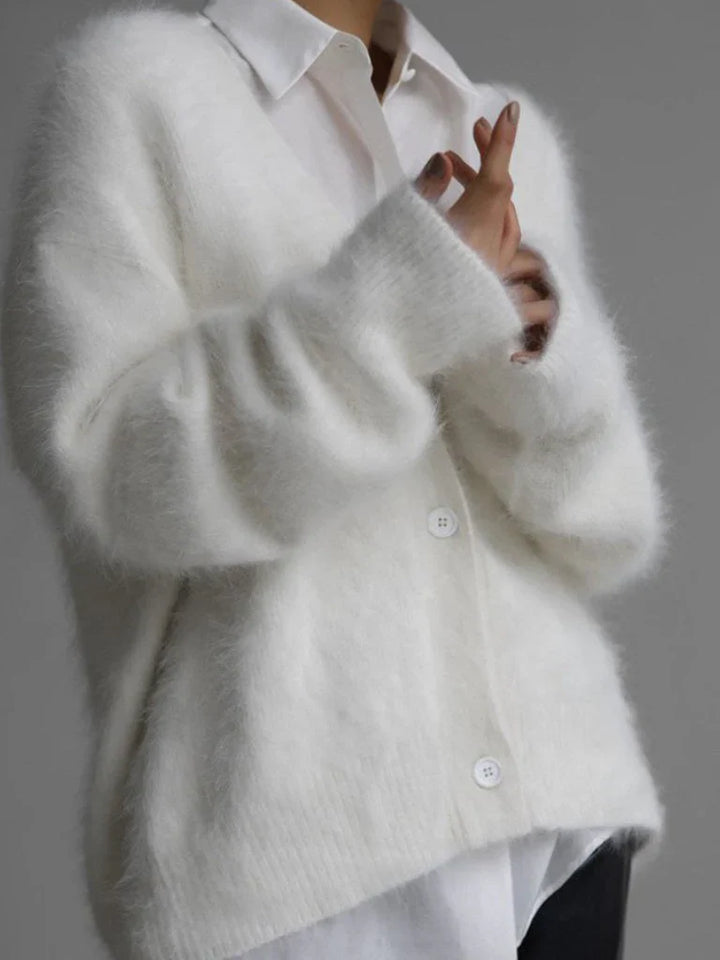 Celeste | Luxe Fuzzy Cardigan