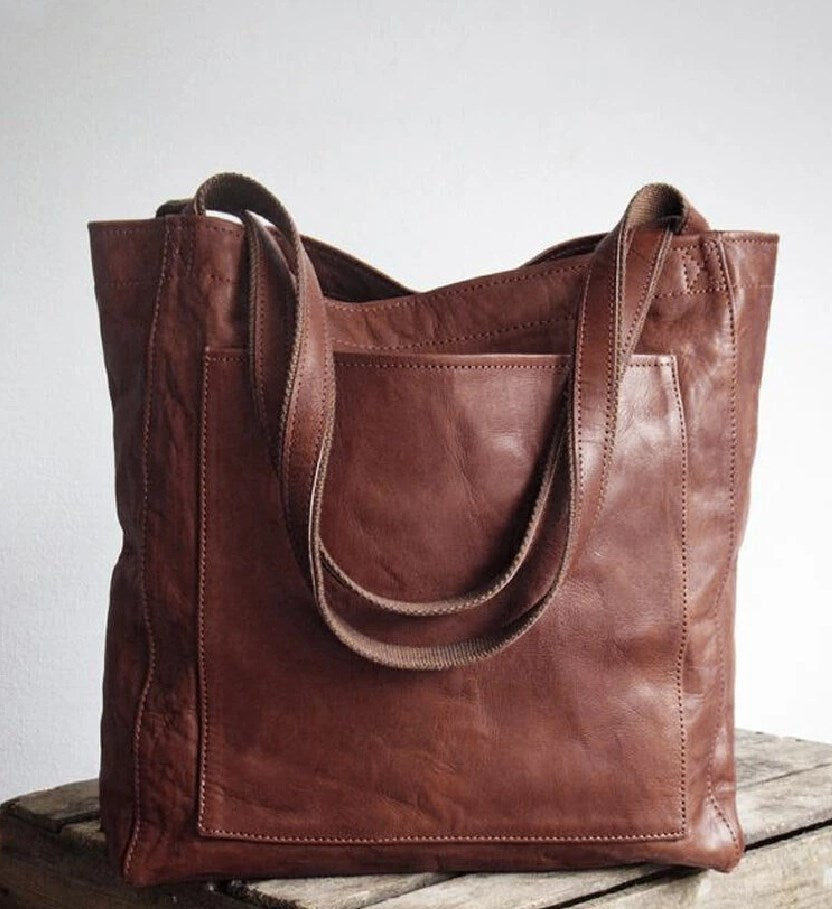 Florence | Classic Leather Tote for Everyday Elegance