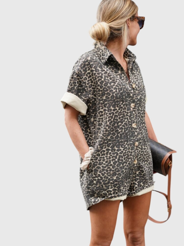 Clare - Leopard print dress