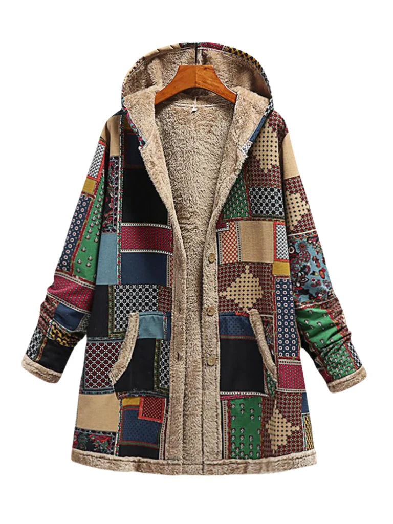 Aurora | Cozy Print Coat
