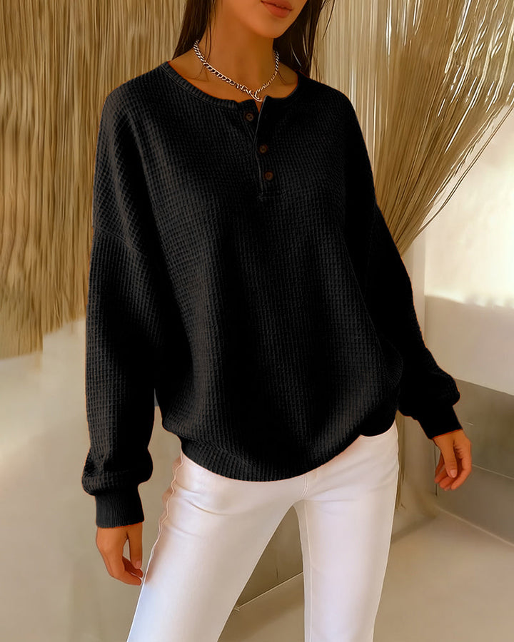 Niamh | Casual Trendy Solid Color Long Sleeve Sweatshirt