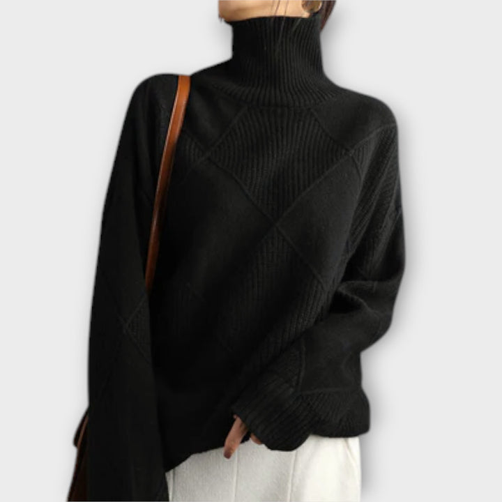Delphine | Comfortable Turtleneck Sweater for Timeless Warmth