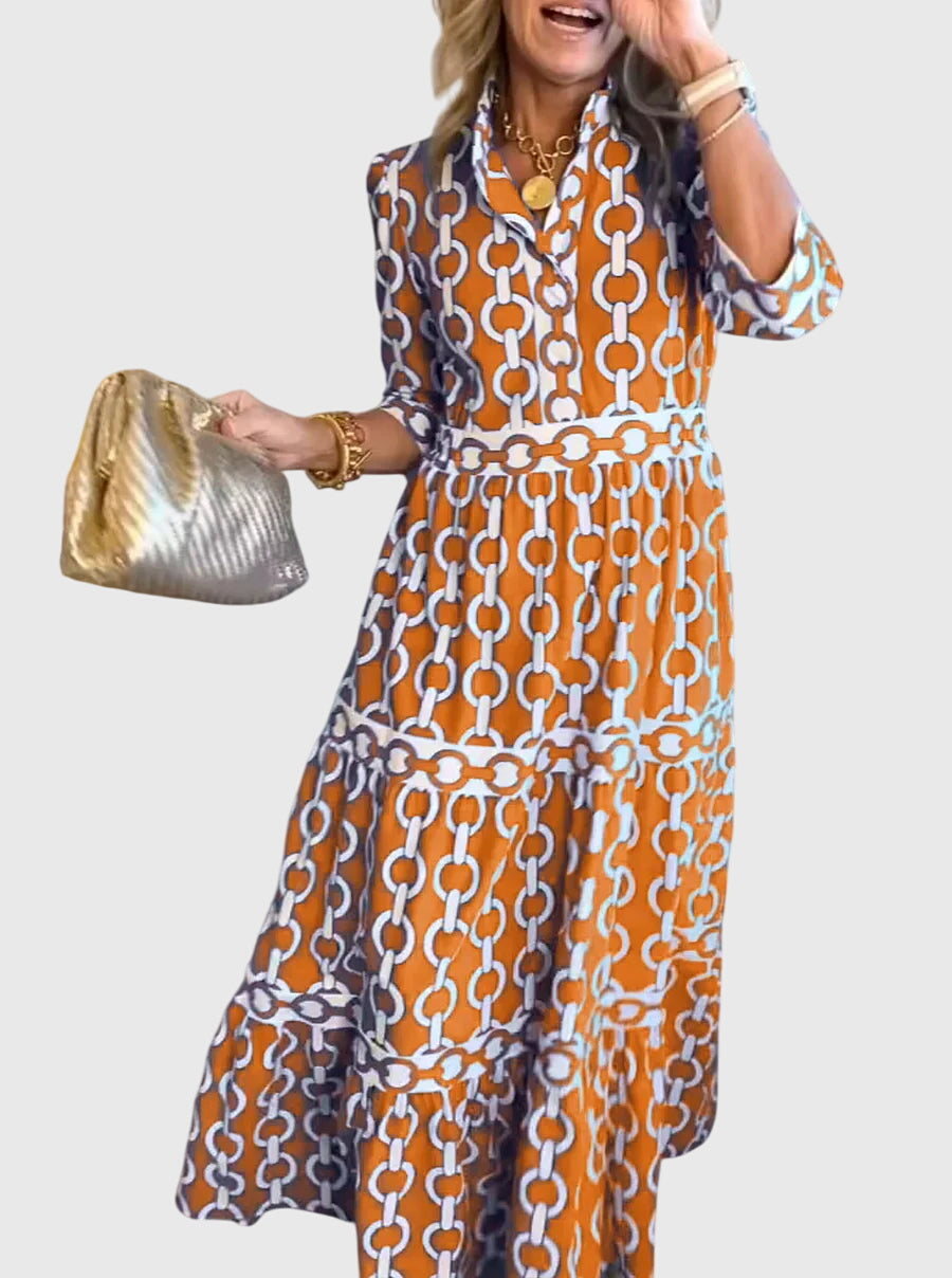 Barbara - Chain Print Dress