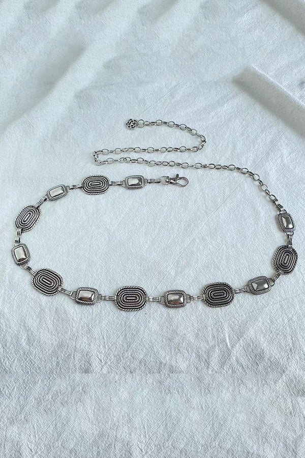 Raegan | Retro Geometric Waist Chain