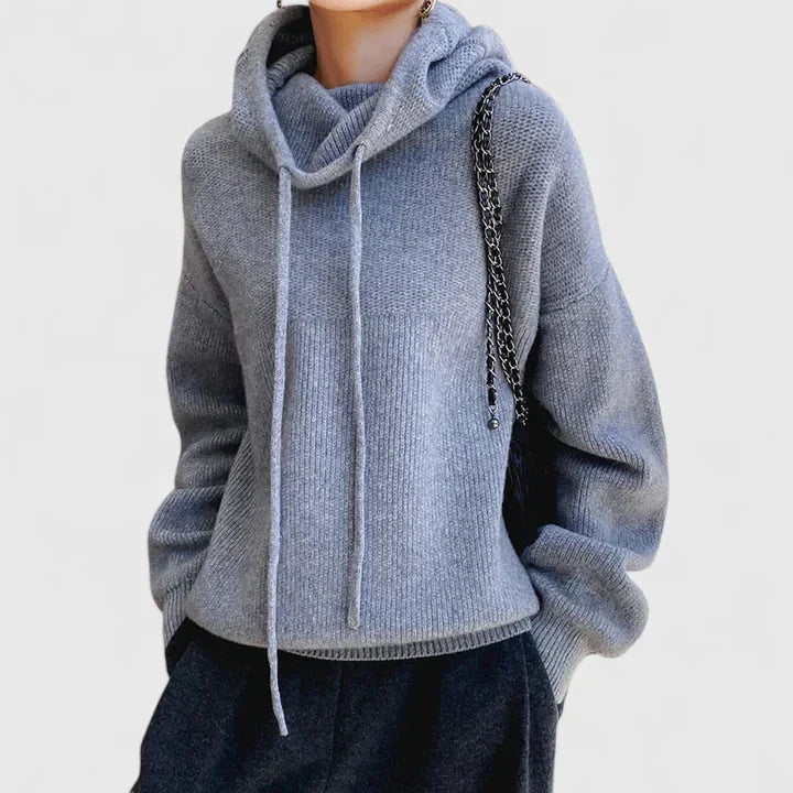 Marie | Knitted Hooded Sweater for Everyday Comfort