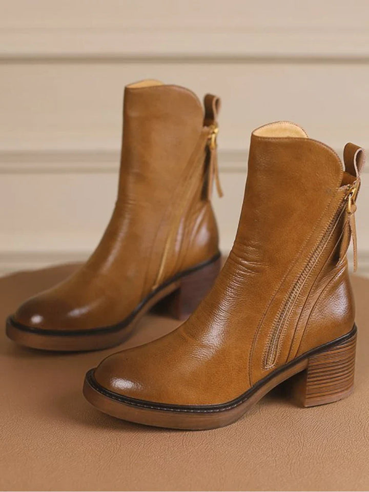 Barbara | Block Heel Ankle Boots