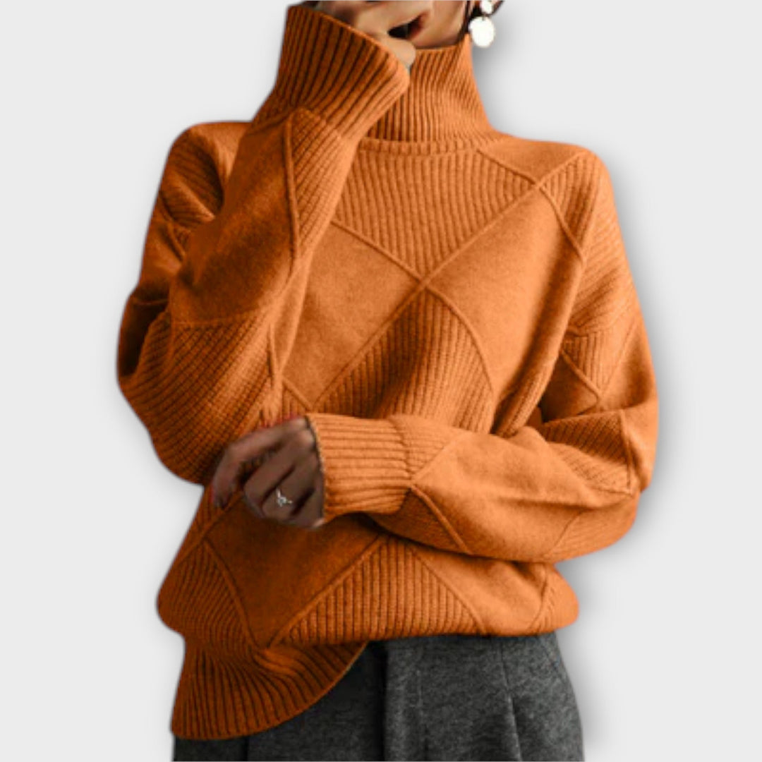 Delphine | Comfortable Turtleneck Sweater for Timeless Warmth