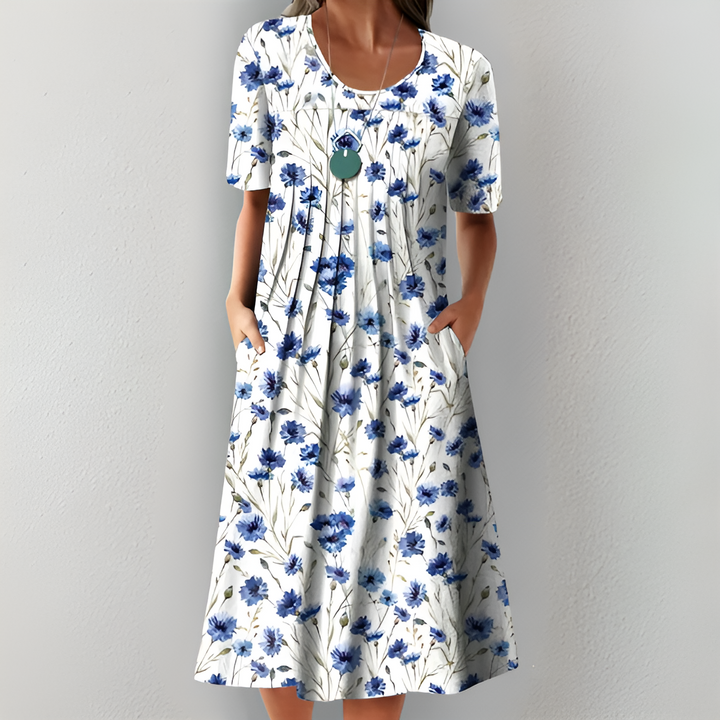 Heather - Classic Floral Dress