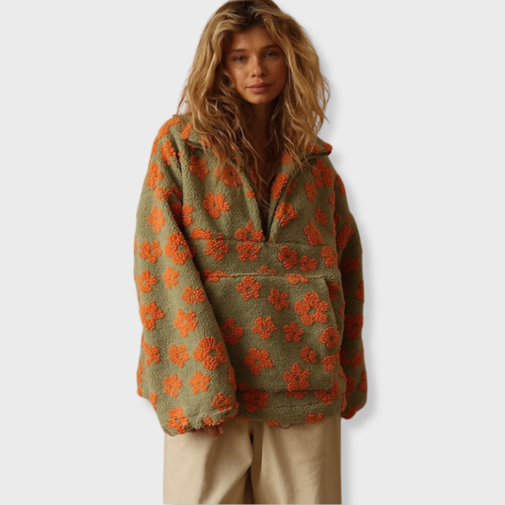 Maren | Elegant Floral Lace Sweater