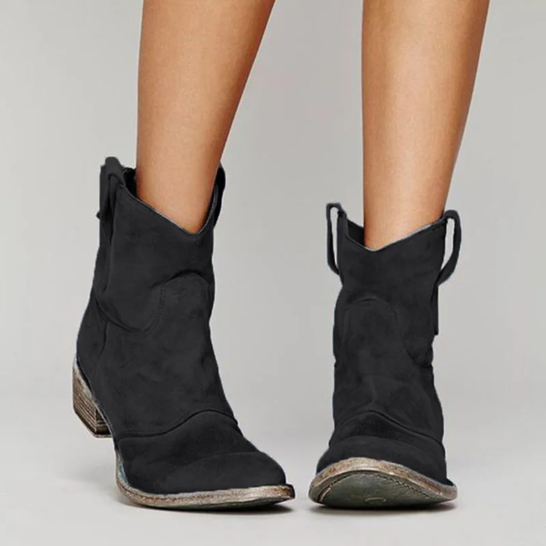 Chloe | Elegant Suede Ankle Boots for a Sophisticated Style