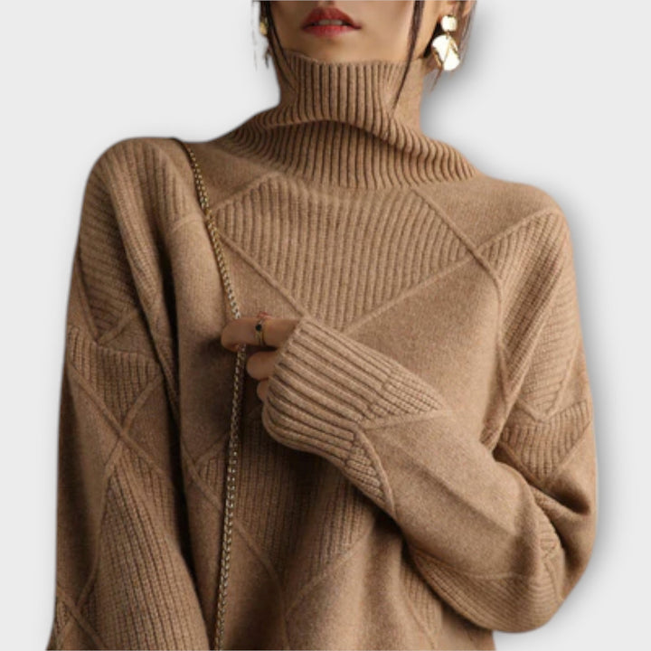 Delphine | Comfortable Turtleneck Sweater for Timeless Warmth