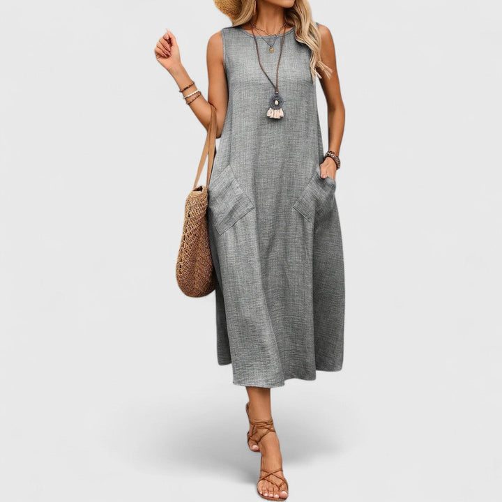 Shirley – Casual Sleeveless Dress