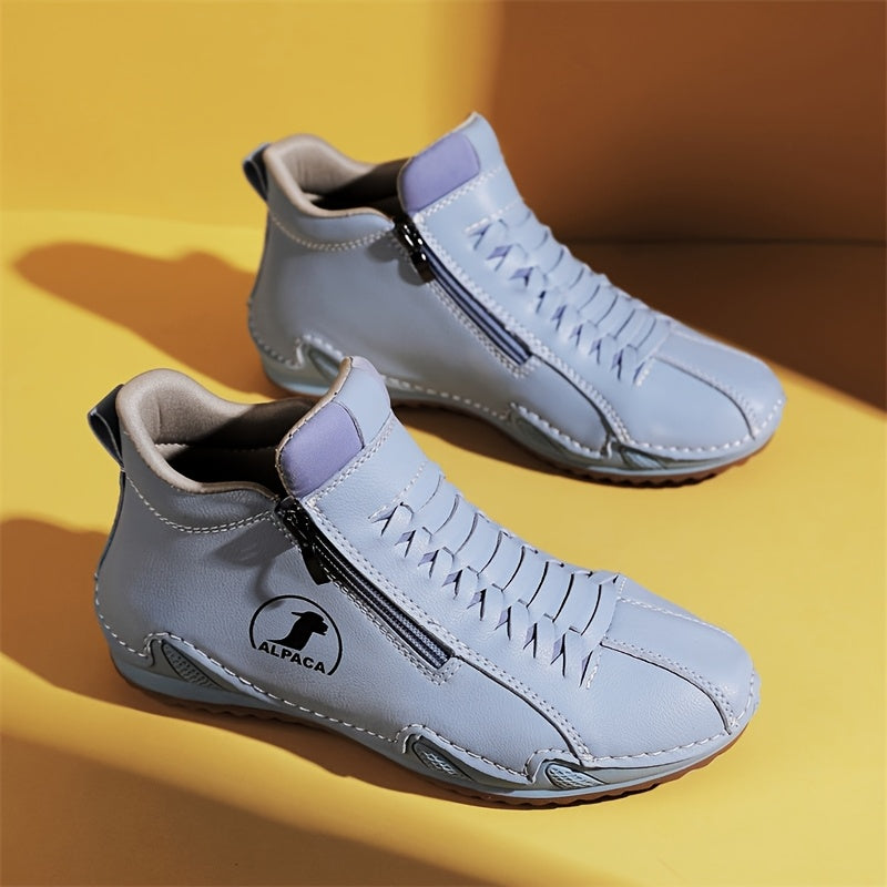 Juniper – All-Weather Comfort Shoes with Zip Closure