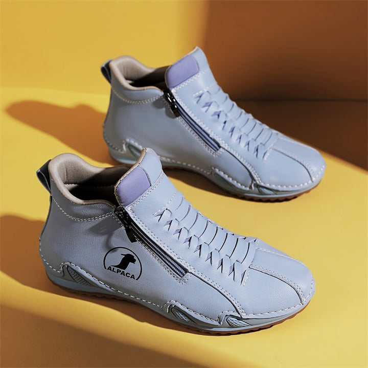 Juniper – All-Weather Comfort Shoes with Zip Closure