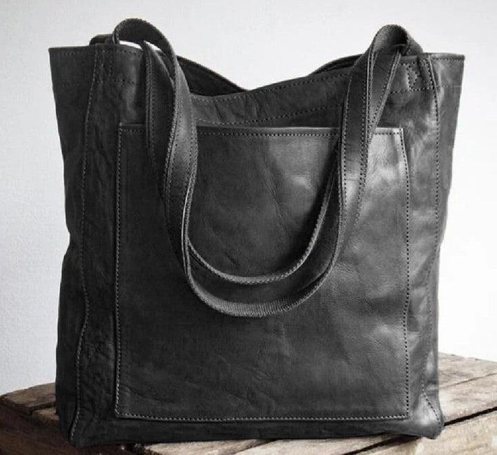 Olivia | Classic Leather Tote