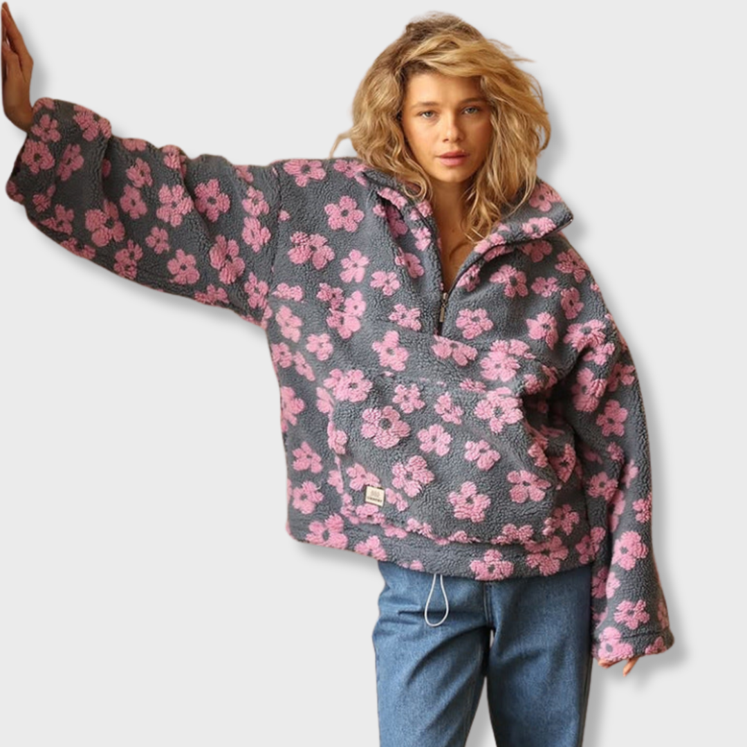 Maren | Elegant Floral Lace Sweater