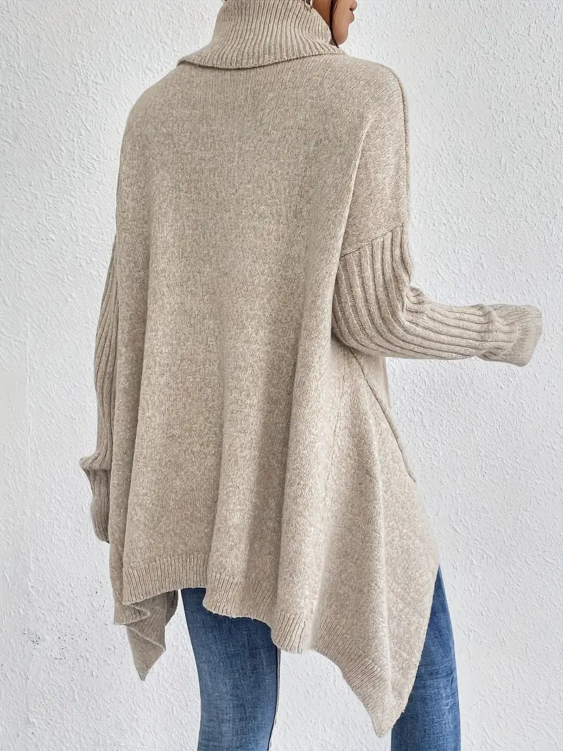 Genevieve | Elegant Long Turtleneck Sweater for Classic Warmth