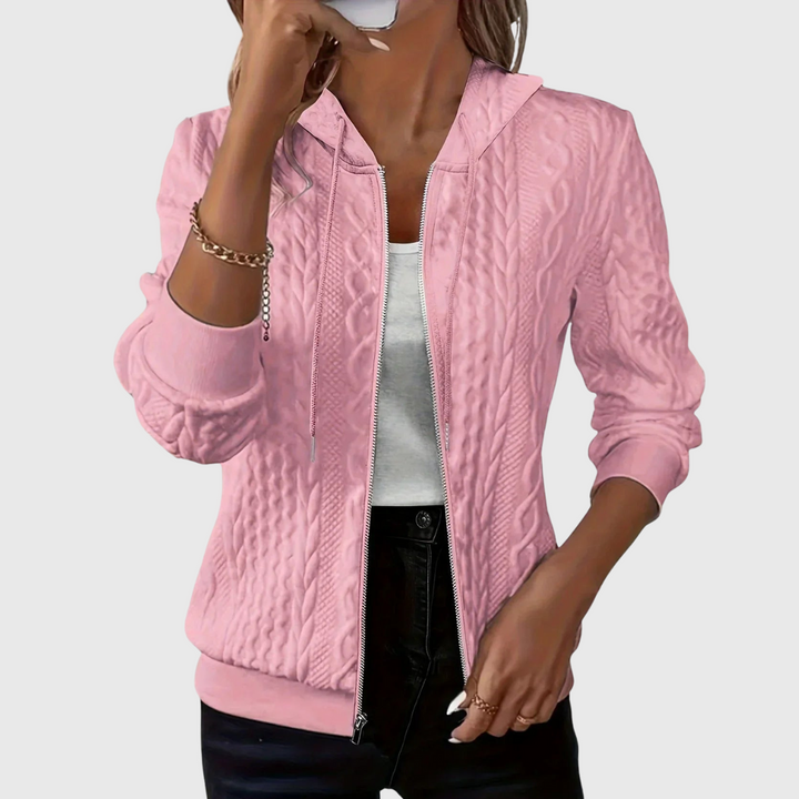 Georgia | Stylish Zippered Hoodie