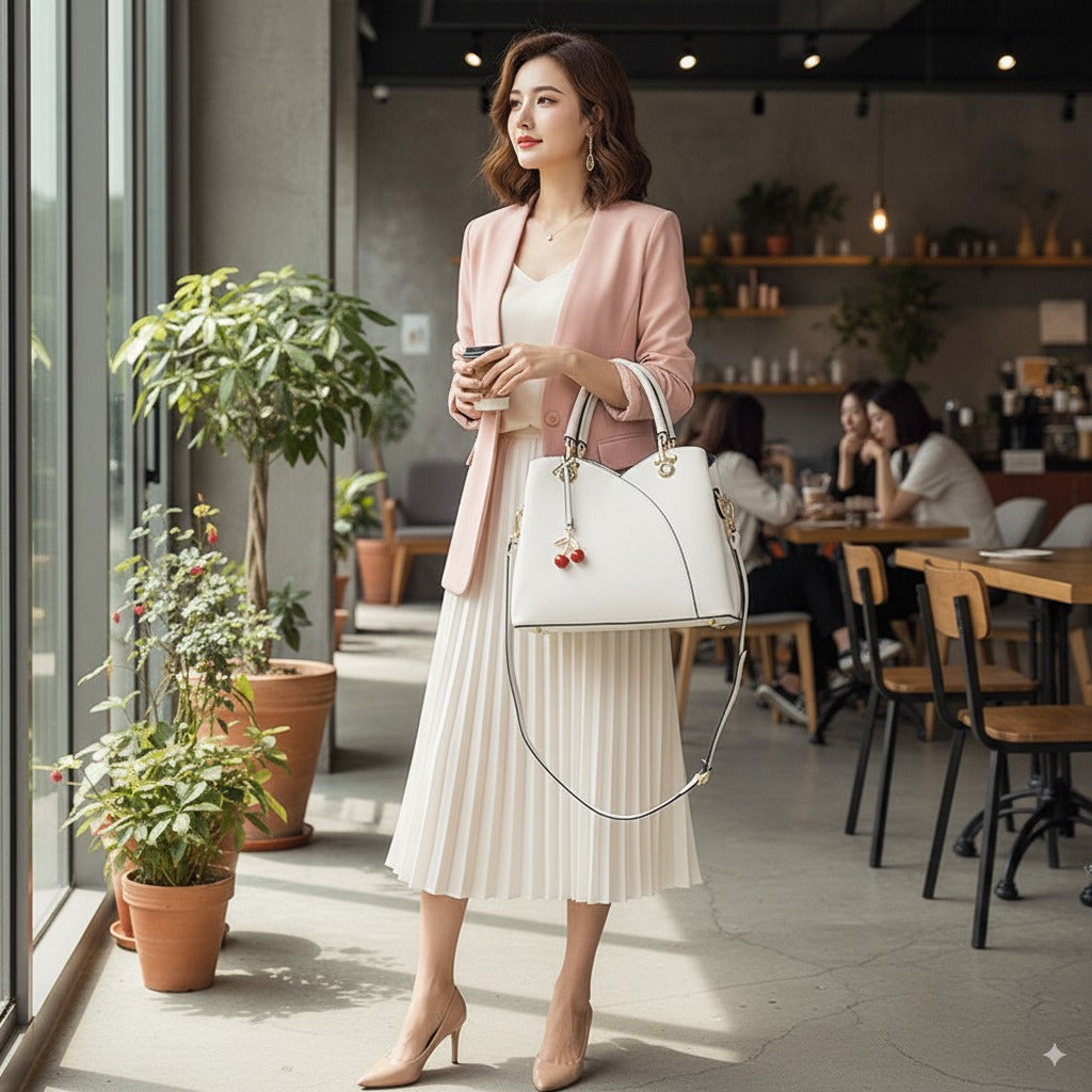 Daisy | Cherry Red Tote Bag