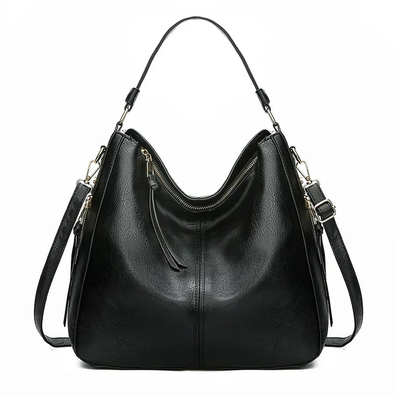 Florence | Leather Shoulder Bag with Elegant Touch