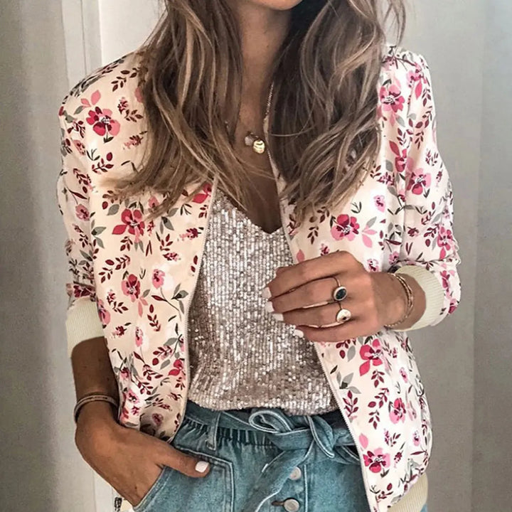 Poppy | Floral Bomber Jacket