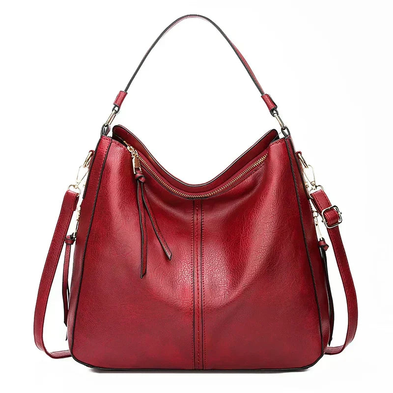 Florence | Leather Shoulder Bag with Elegant Touch
