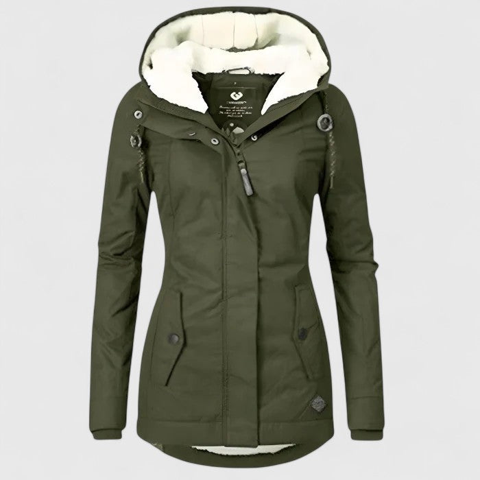 Seravia | Waterproof and windproof hooded jacket