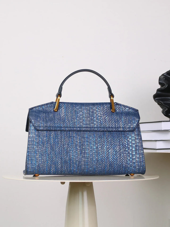 Amelia | Stylish Washable Python Tote