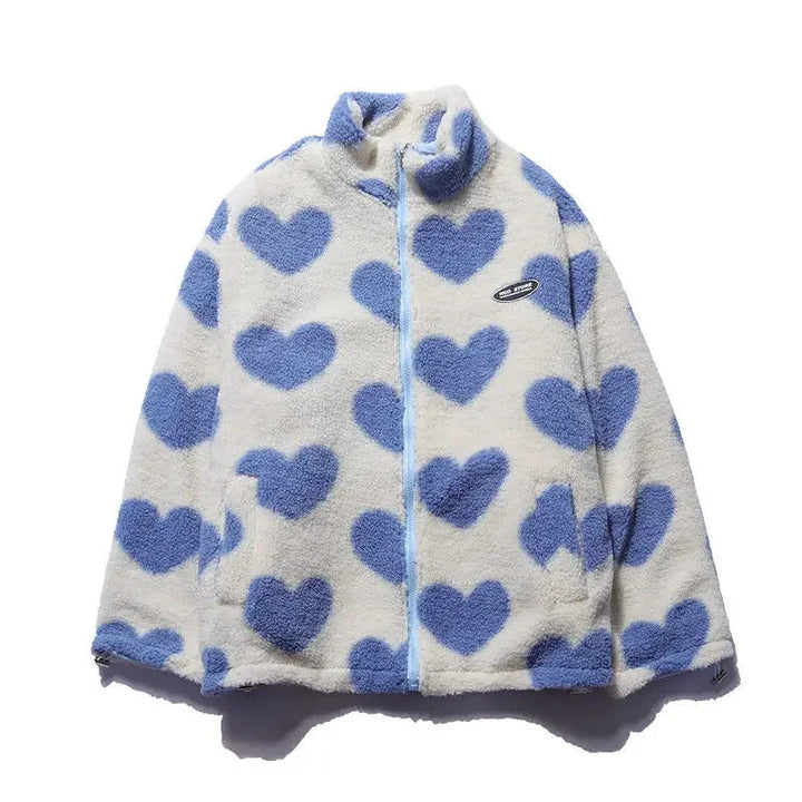Dianne – Reversible Heart-Print Comfort Jacket