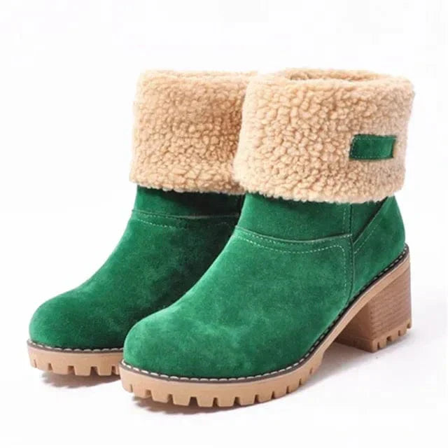 Ella | Mid-Calf Wool Boots for an Elegant and Comfortable Style