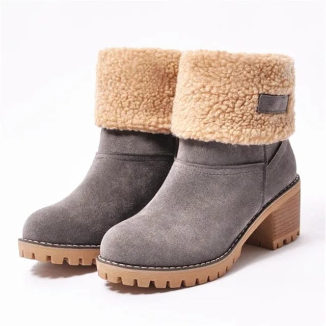 Ella | Mid-Calf Wool Boots for an Elegant and Comfortable Style