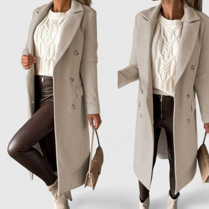 Hazel - Elegant Longline Coat