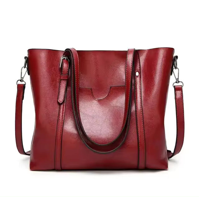 Beatrice | Refined Leather Shoulder Bag