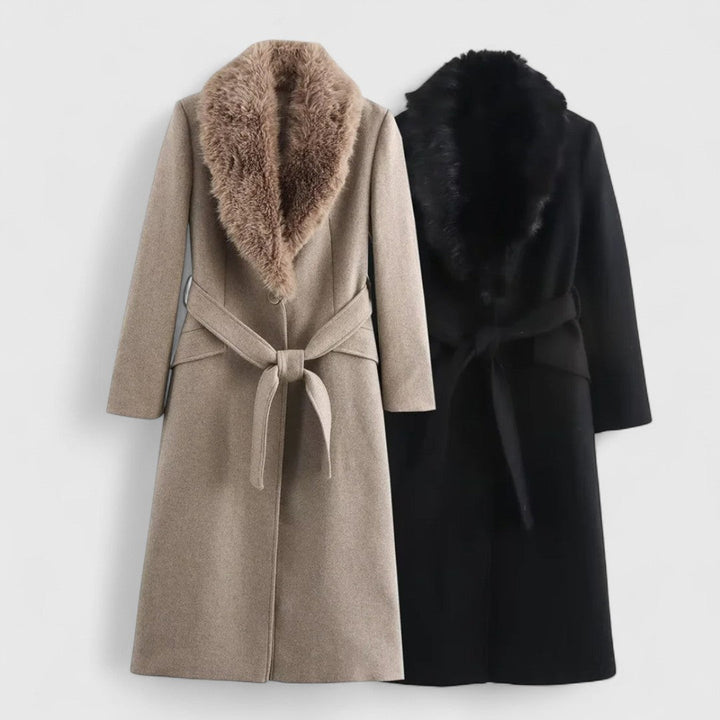 Evelyn – Belted Winter Coat