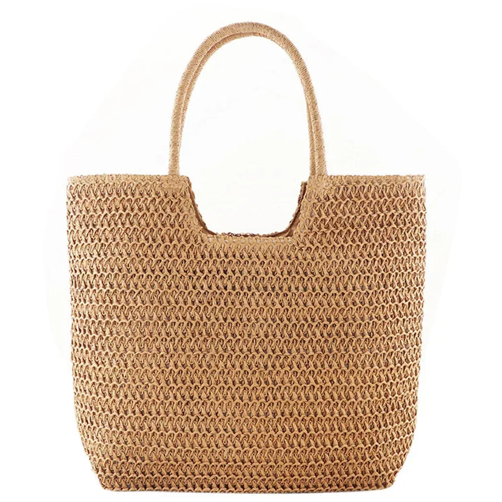 Gladys | Woven Straw Shopper
