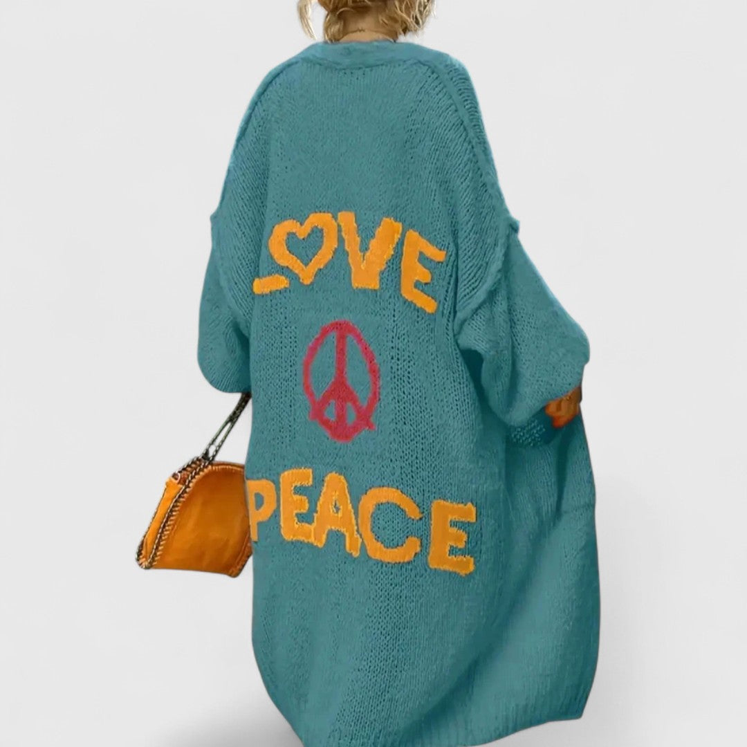 Giovanna  - Patchwork Knitted Cardigan