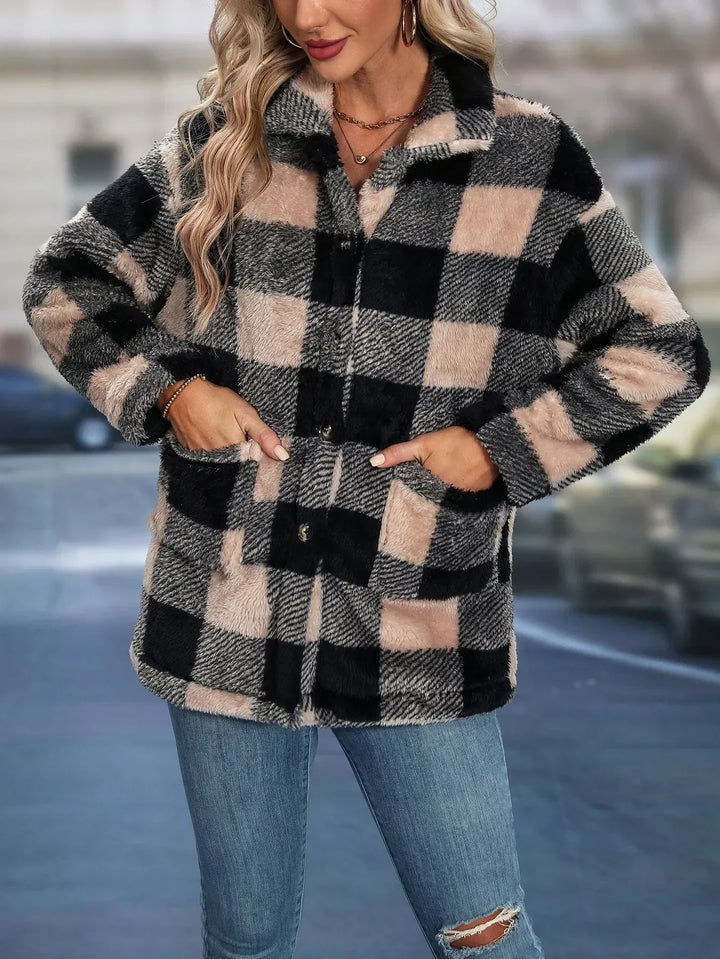 Victoria | Casual Plaid Jacket