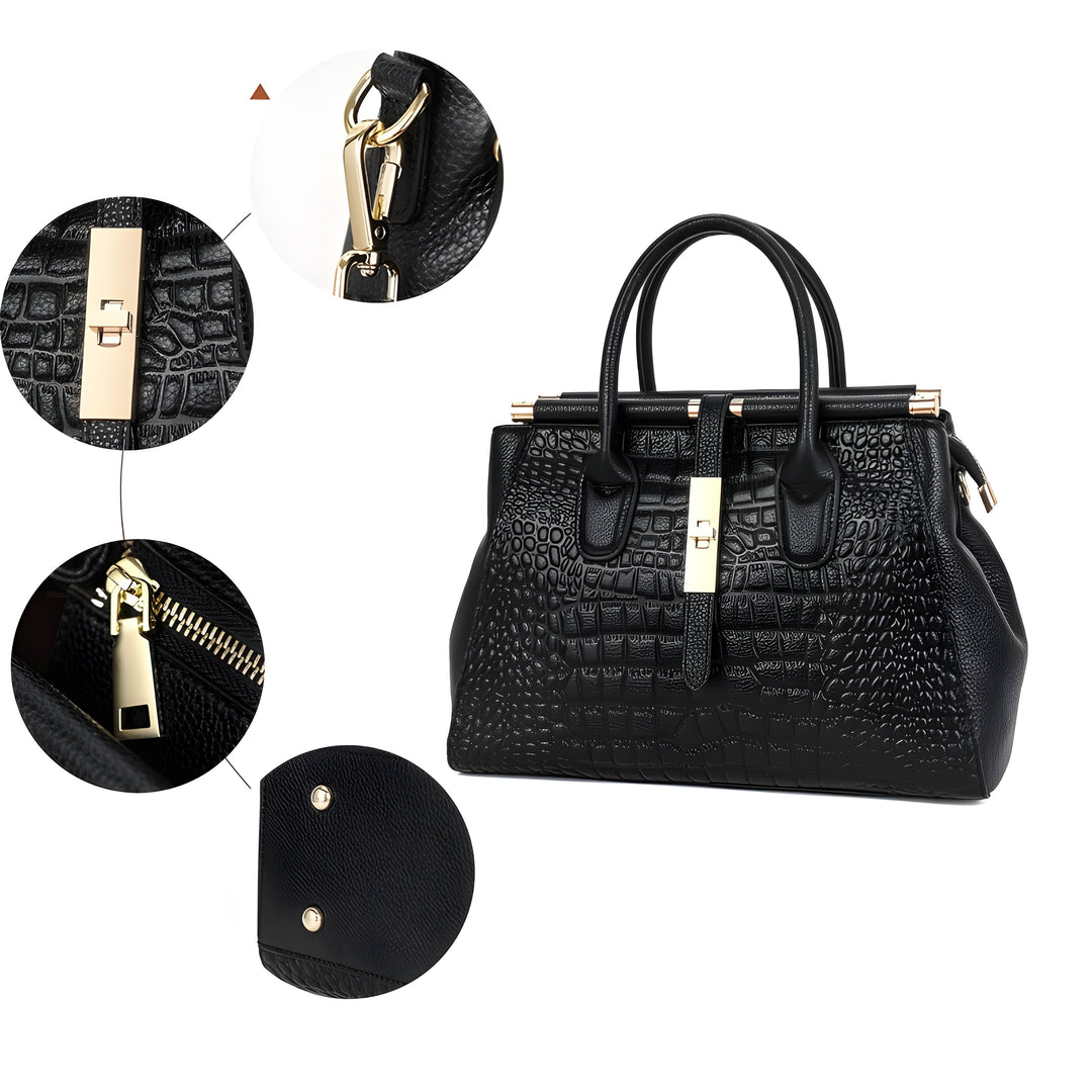 Eleanor | Sophisticated Crocodile Handbag