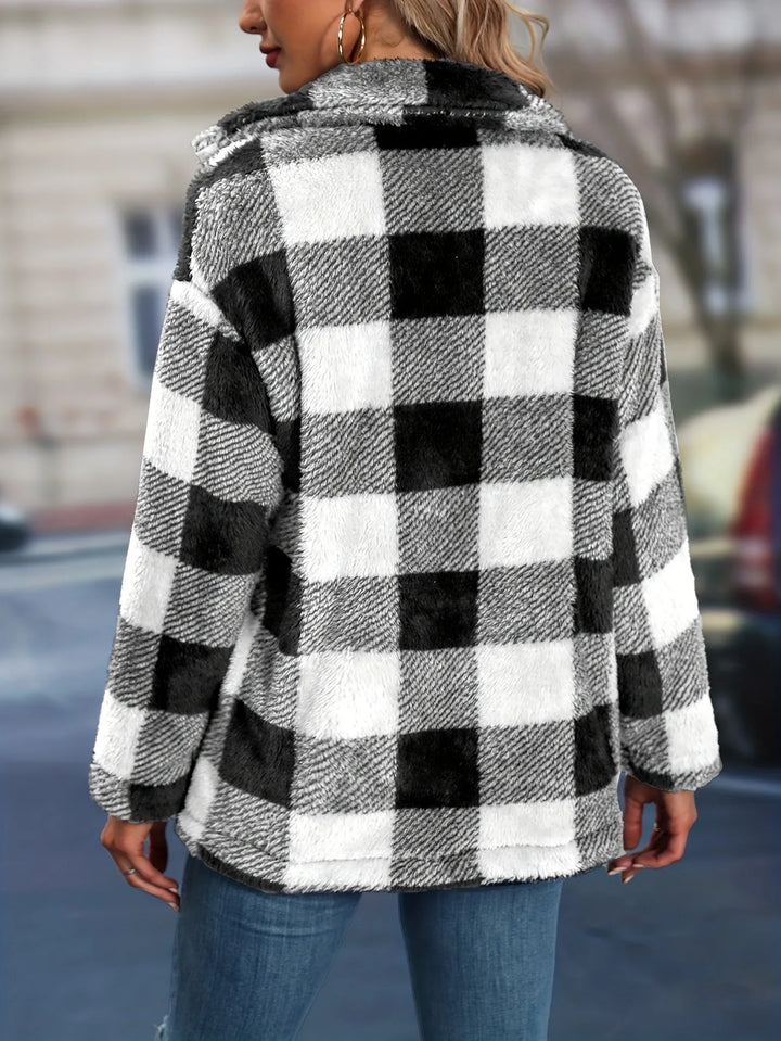 Victoria | Casual Plaid Jacket