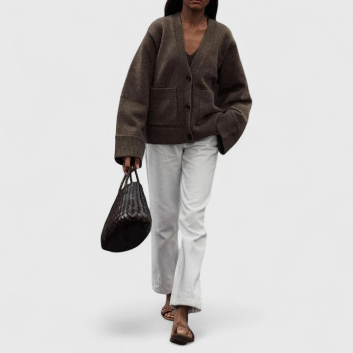 Etta– V-Neck Knitted Cardigan