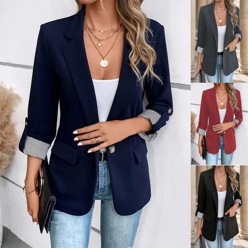 Selena | Sophisticated Long Blazer
