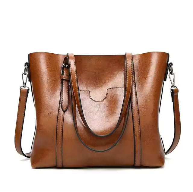 Beatrice | Refined Leather Shoulder Bag