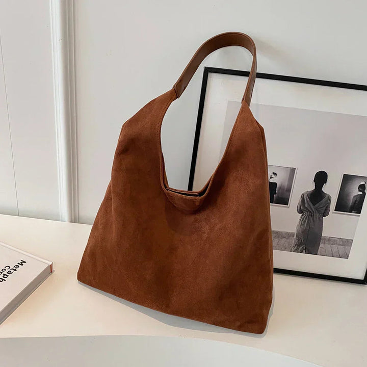 Amelia | Elegant Suede Shoulder Bag