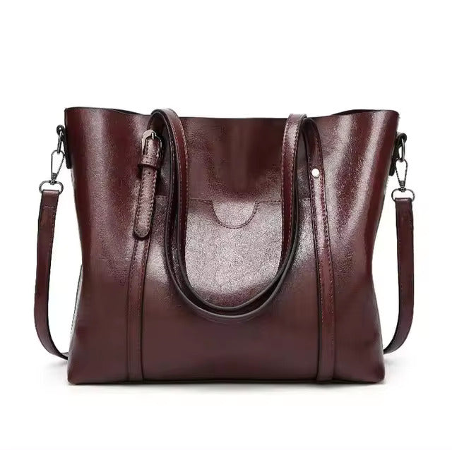 Beatrice | Refined Leather Shoulder Bag