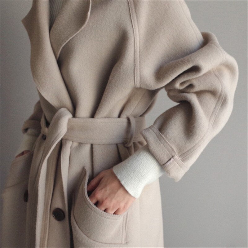 Amelia | Elegant Sophisticated Long Coat